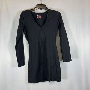 Stript Cedes Mini Dress Black